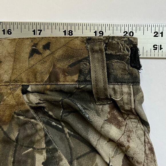 Outfitters Ridge Realtree Hardwoods Camouflage Camo Cargo Pants XL Hunt 40 x 32 - Picture 10 of 11